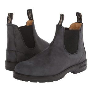 Blundstone Super 550 Chelsea  Boots Rustic Black 7 like new.